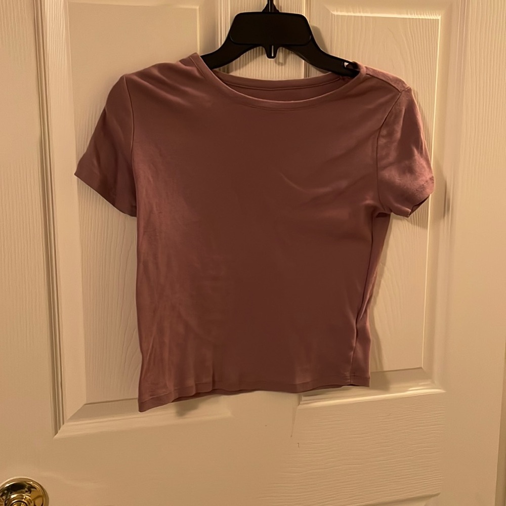 Purple tee